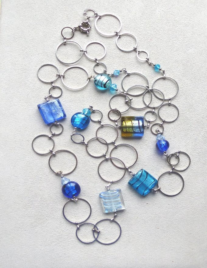 Miniature : Sautoirs en Verre Vénitien Murano C.2015