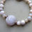 Miniature : Bracelet Agate blanche  B.180
