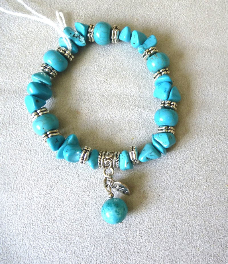 Bracelet Turquoise Howlite B.2401