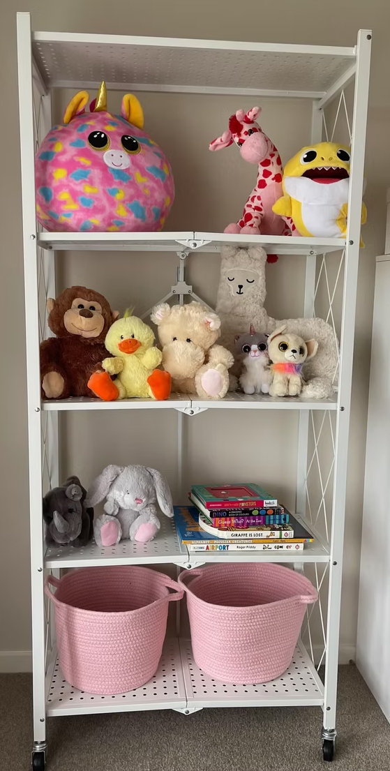 Thumbnail: Kitchen Foldup Shelving on Wheels