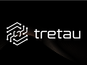 tretau logo with dotted background
