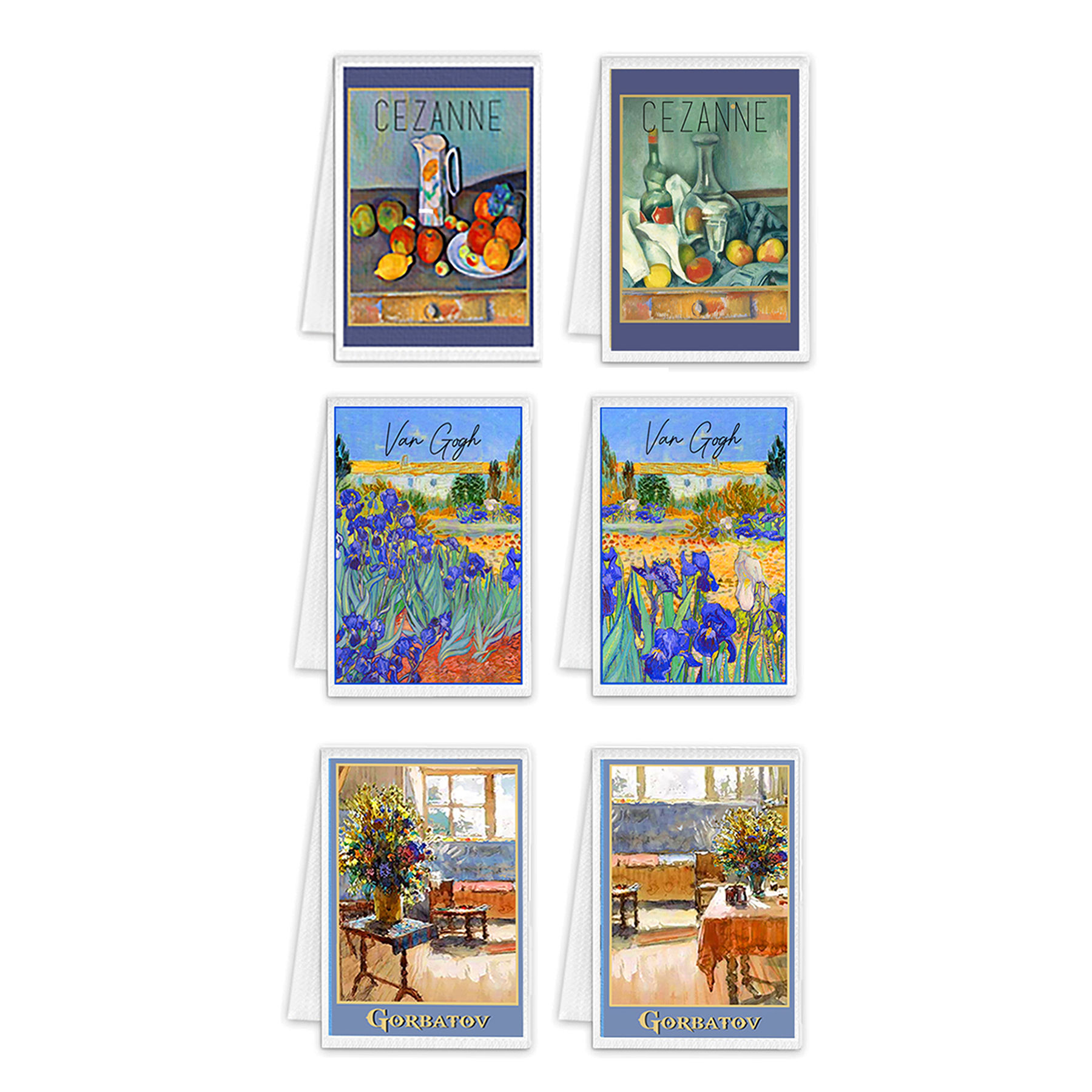BULK - 3 SETS Gallery Tea Towels - Variety 35% Discount