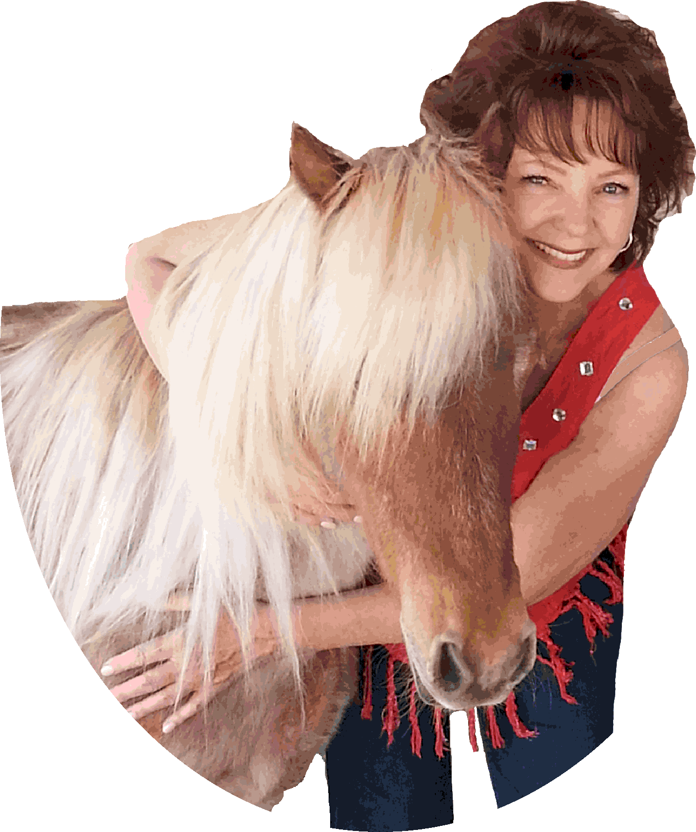 Nadine and Buddy Pony final oval.gif