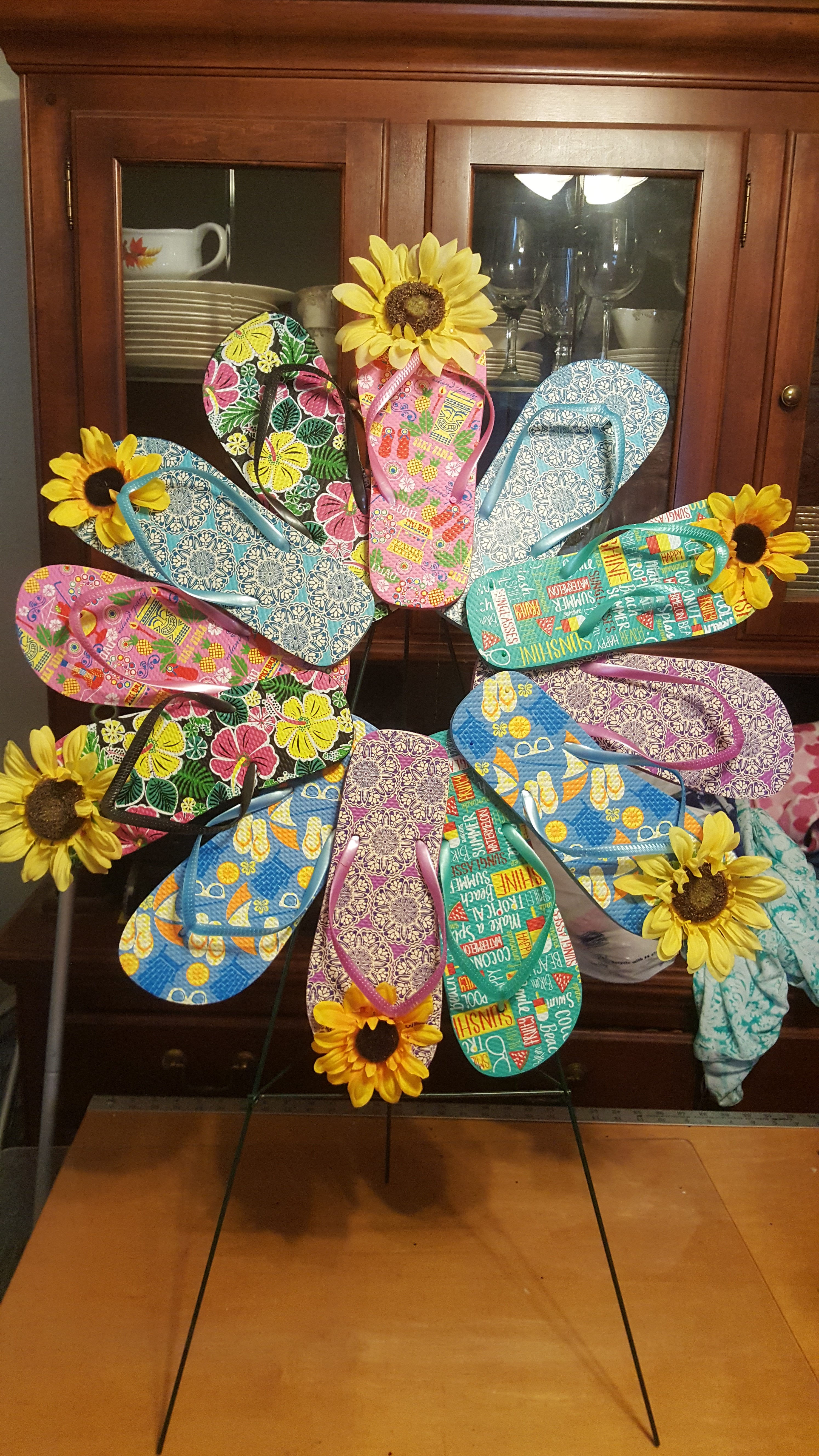 Spring/Summer FlipFlop wreath