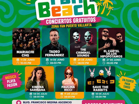 ¡El Mundial se vive con música! Puerto Vallarta enciende su Fan Fest con conciertos gratuitos frente al mar