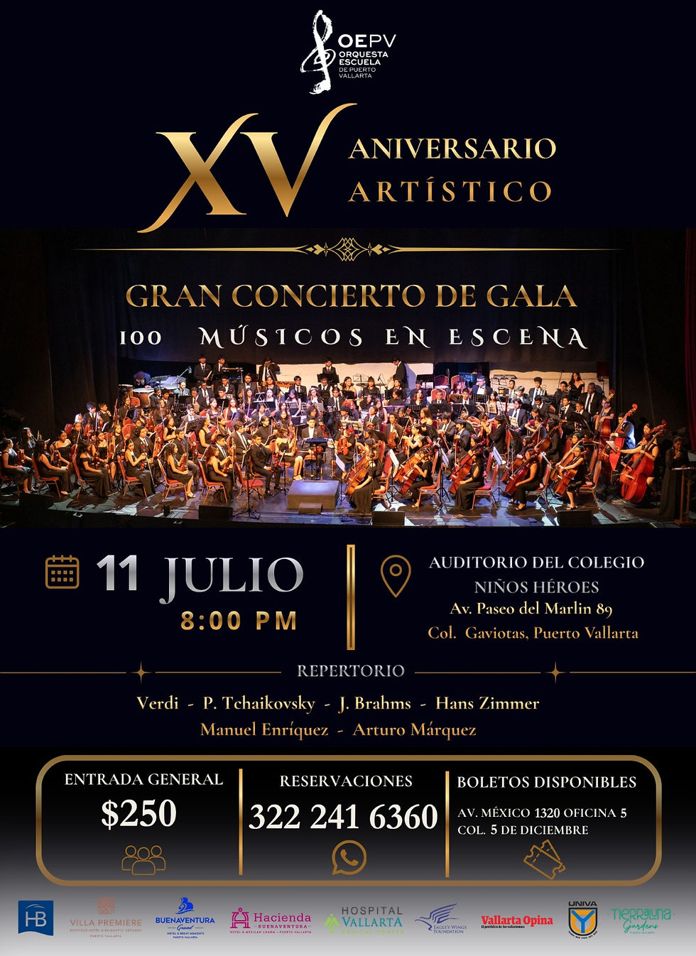 Gran Concierto de Gala Orquesta Escuela de Puerto Vallarta