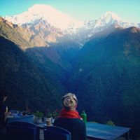 Himalayas and a fancy hairdo