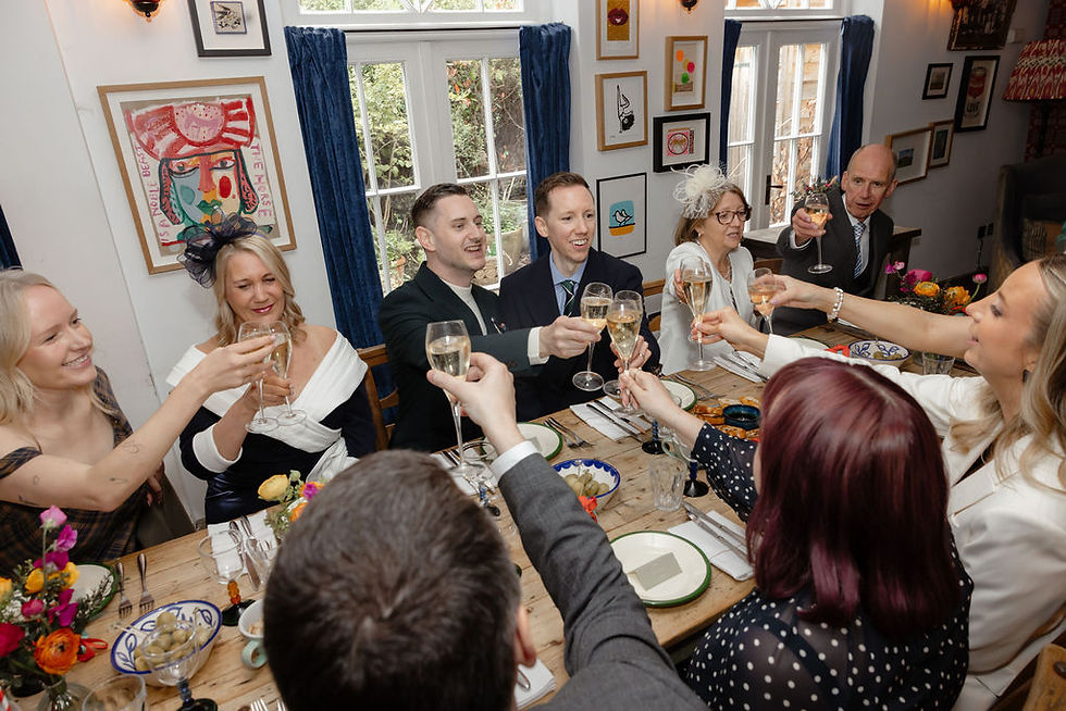 Intimate Editorial Wedding in London | Two Grooms at Old Town Hall
