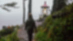 Person walking toward a lighthouse representing the mental training path