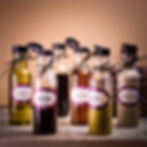 Hot Sauce Bottles with Labels