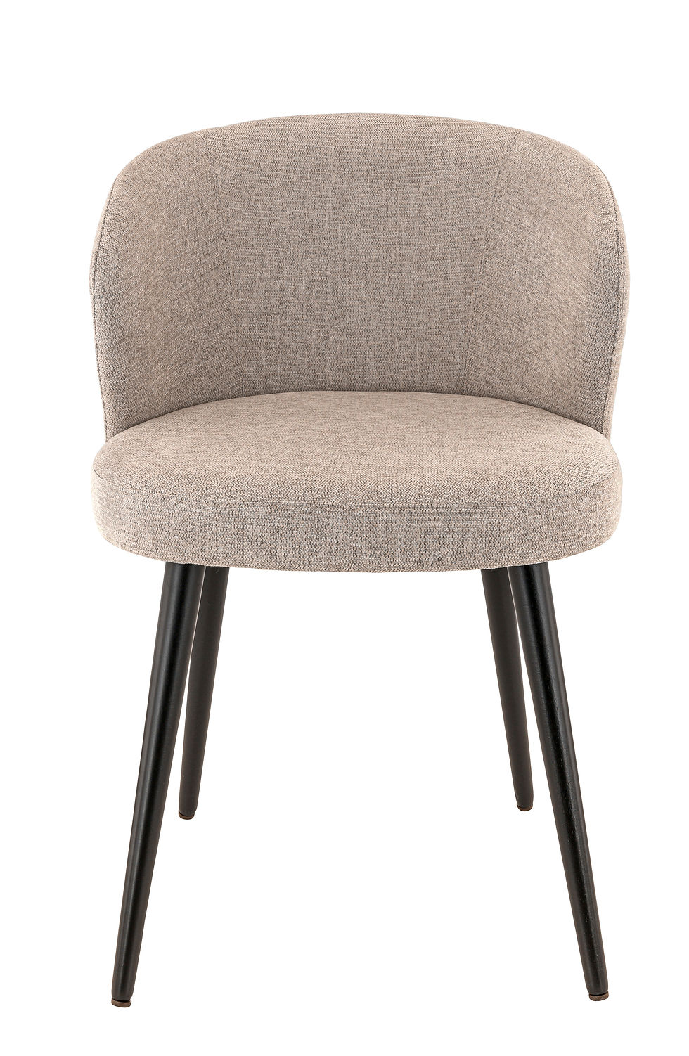 Miniature : Fauteuil Angèle greige assise confortable pour restaurant, brasserie et café haut de gamme