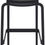 Miniature : Tabouret Achille noir en polypropylène haute résistance – tabouret extérieur professionnel CHR