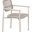 Miniature : Fauteuil de terrasse professionnel Syracuse sable en aluminium avec tressage effet corde