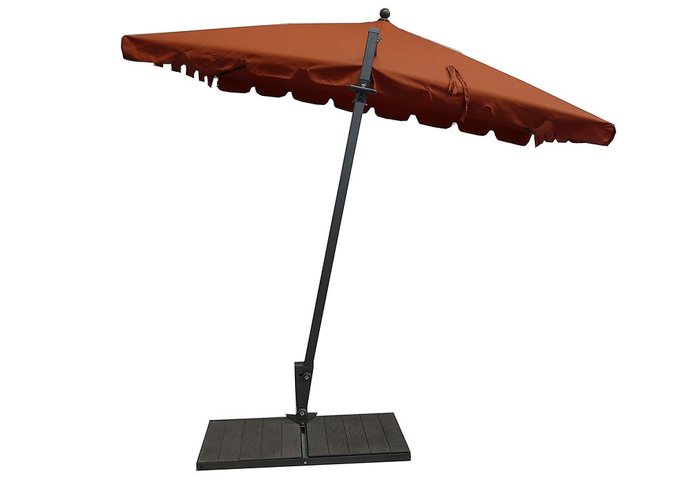 Miniature : Parasol déporté Allégro 300 x 200 terracotta