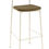 Miniature : Tabouret Ralph structure blanche style scandinave pour bar, brasserie et hôtel