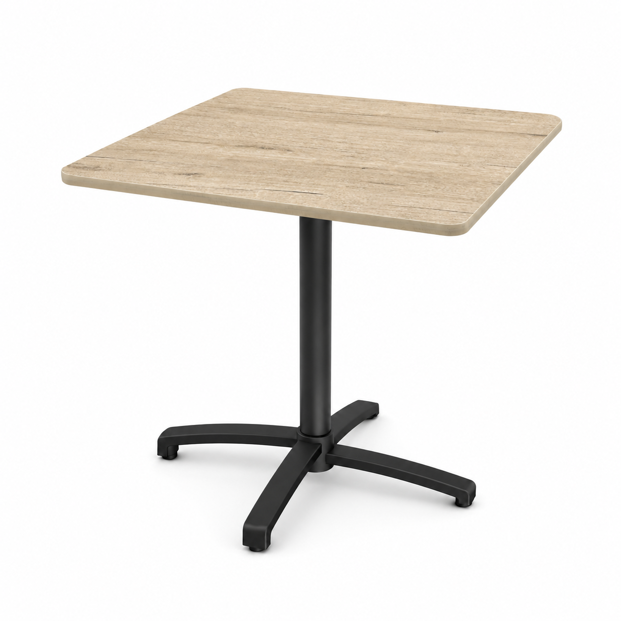 Table de terrasse pliante avec plateau Compact Roble 60x60