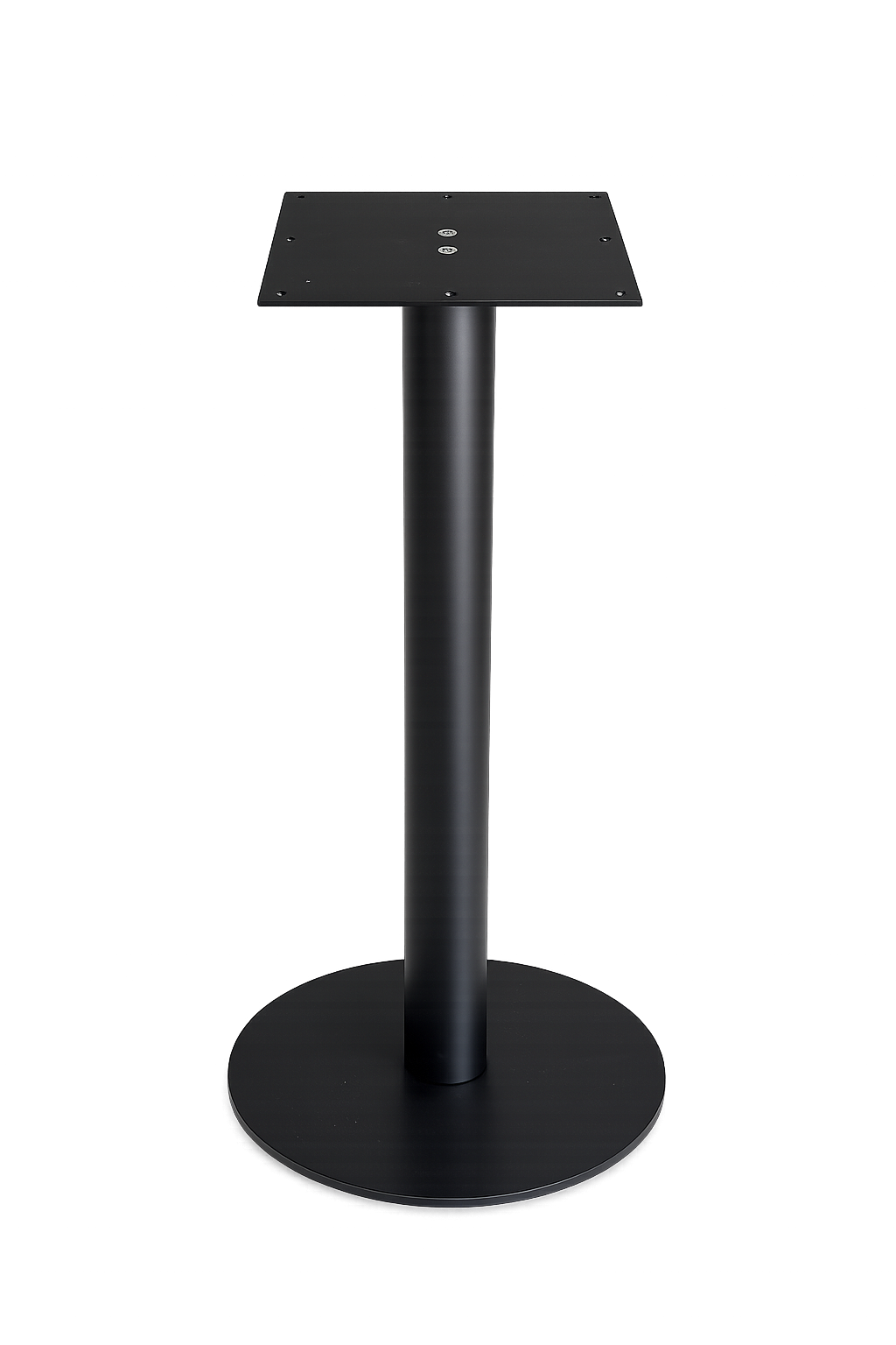 Pied Marianne rond Acier noir base diam 40 cm H 74 cm