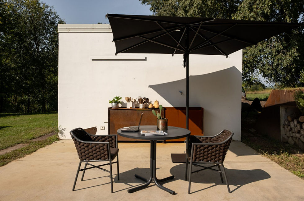 Miniature : Fauteuil Manaë tressage épais beige mobilier terrasse restaurant