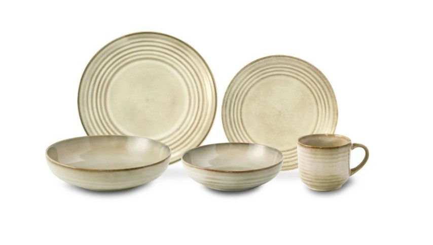 Miniature : assiette professionnelle Flow sable finition texturée pour restaurant moderne