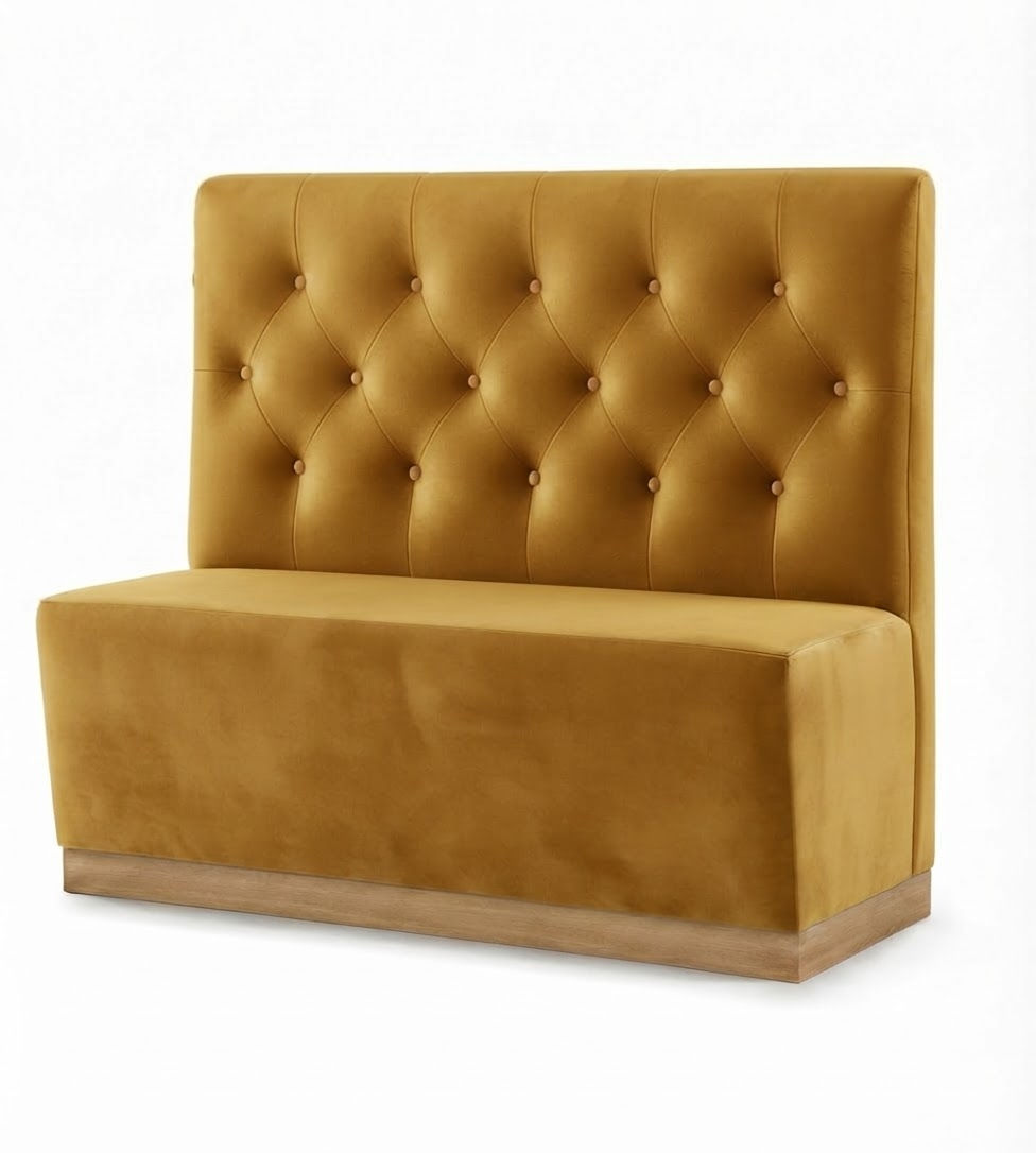 Miniature : Banquette Windsor - velours casino