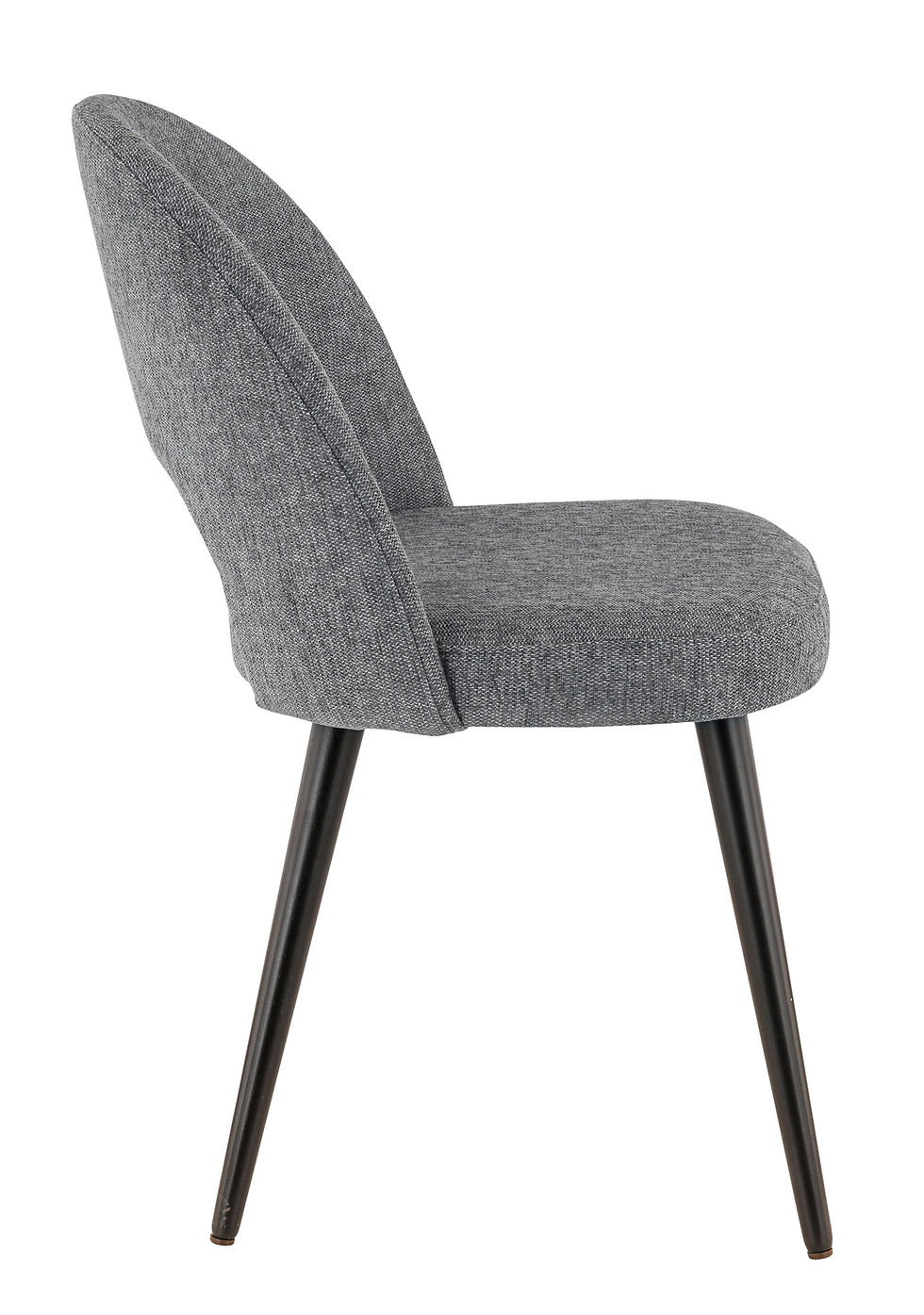 Miniature : Chaise Ginette gris foncé design moderne pour restaurant, coworking et hôtel