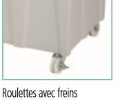 Miniature : Rafraîchisseur d’air Brezza 80 compact sur roulettes pour terrasses de restaurants ou événements extérieurs