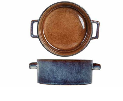 Miniature : assiette professionnelle Quintana amber finition artisanale pour restaurant