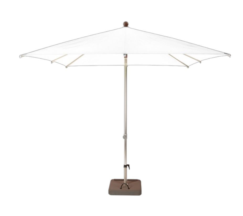 Miniature : parasol professionnel Pop carré 250x250 cm toile polyester pour grande terrasse restaurant