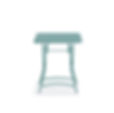 Table Breeze bleue pliante en métal – table outdoor pour terrasse professionnelle