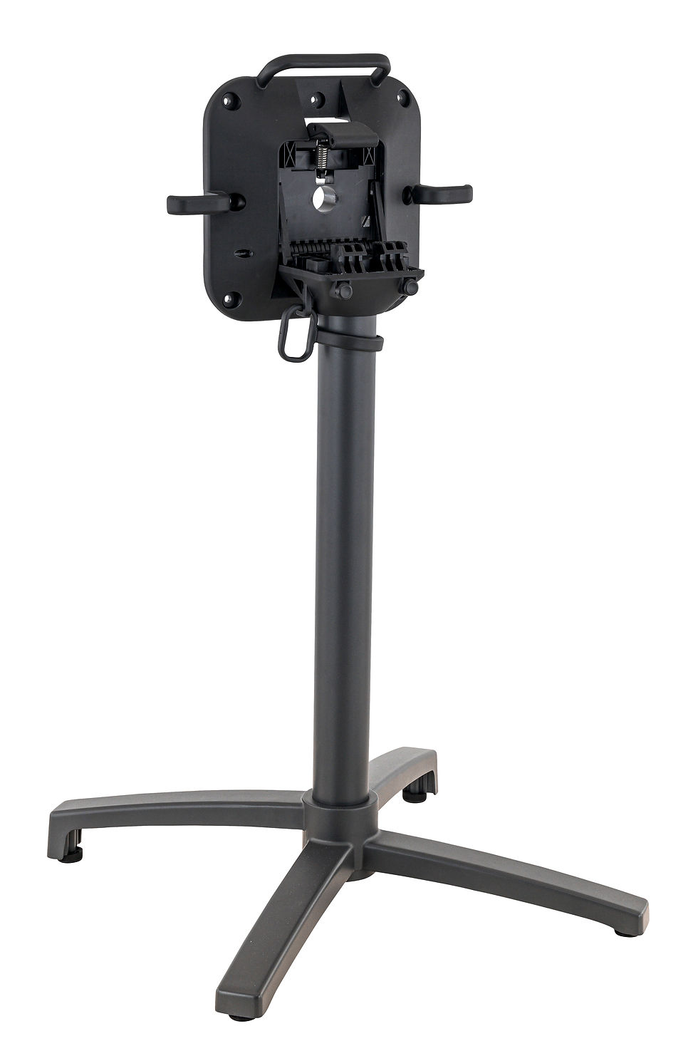 Miniature : Pied de table Modena 4 anthracite avec système rabattable – pied de table professionnel CHR extérieur