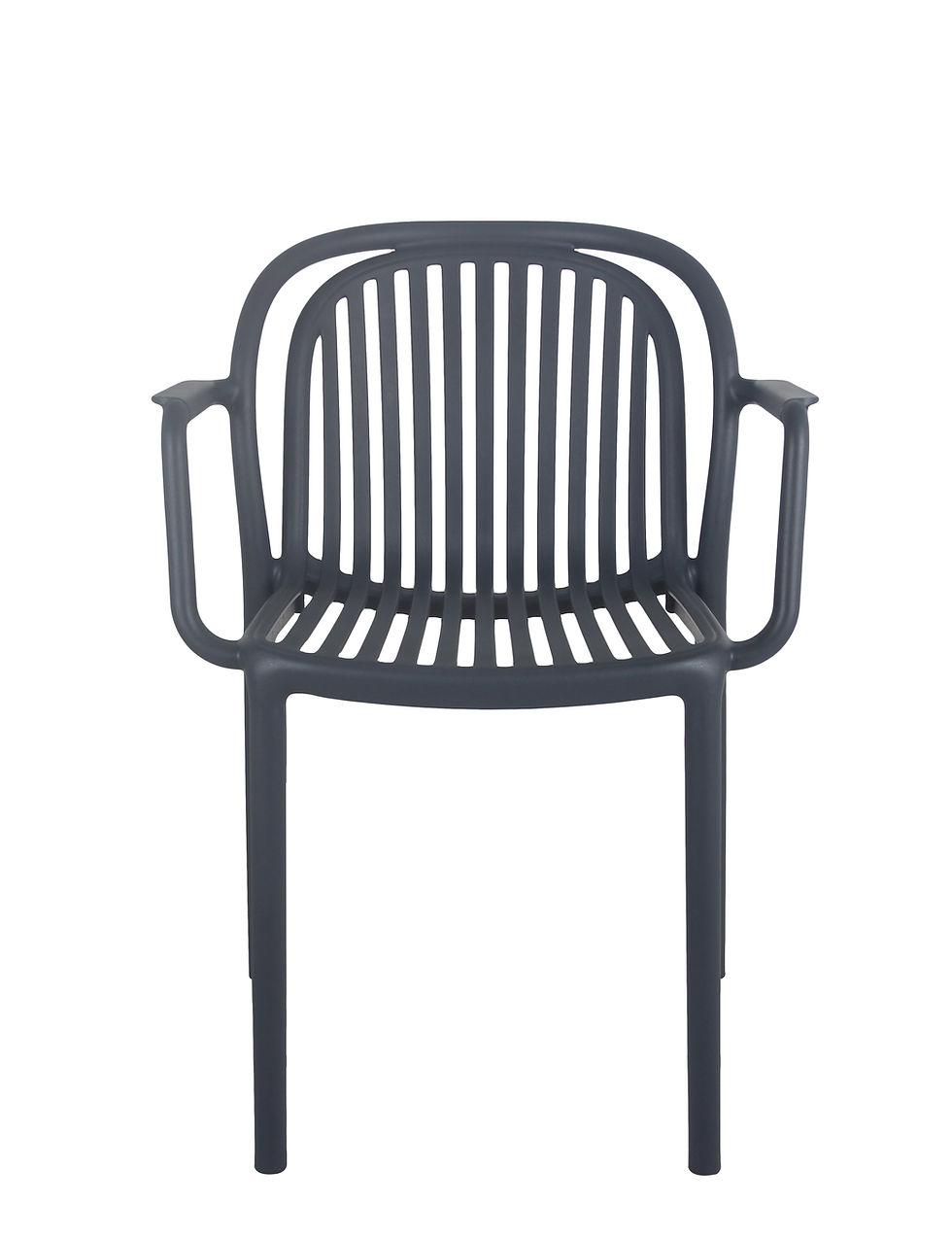 Miniature : Fauteuil Jeddah anthracite pour terrasse de restaurant – fauteuil extérieur robuste CHR