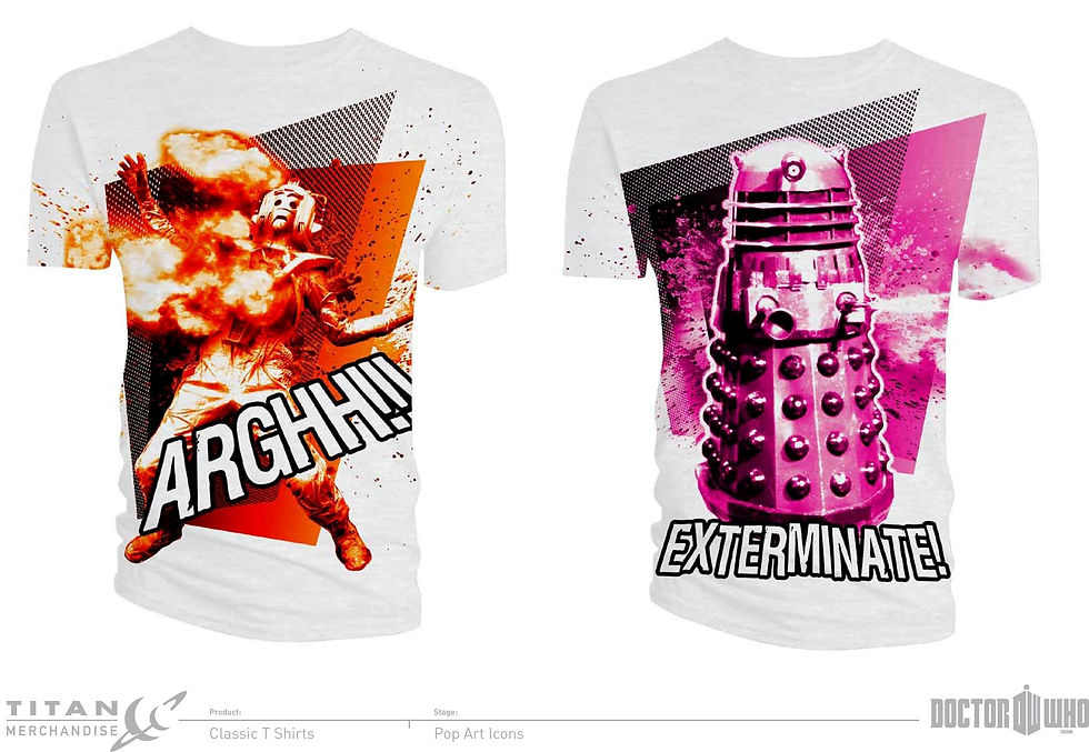 Doctor Who Monster T-shirts