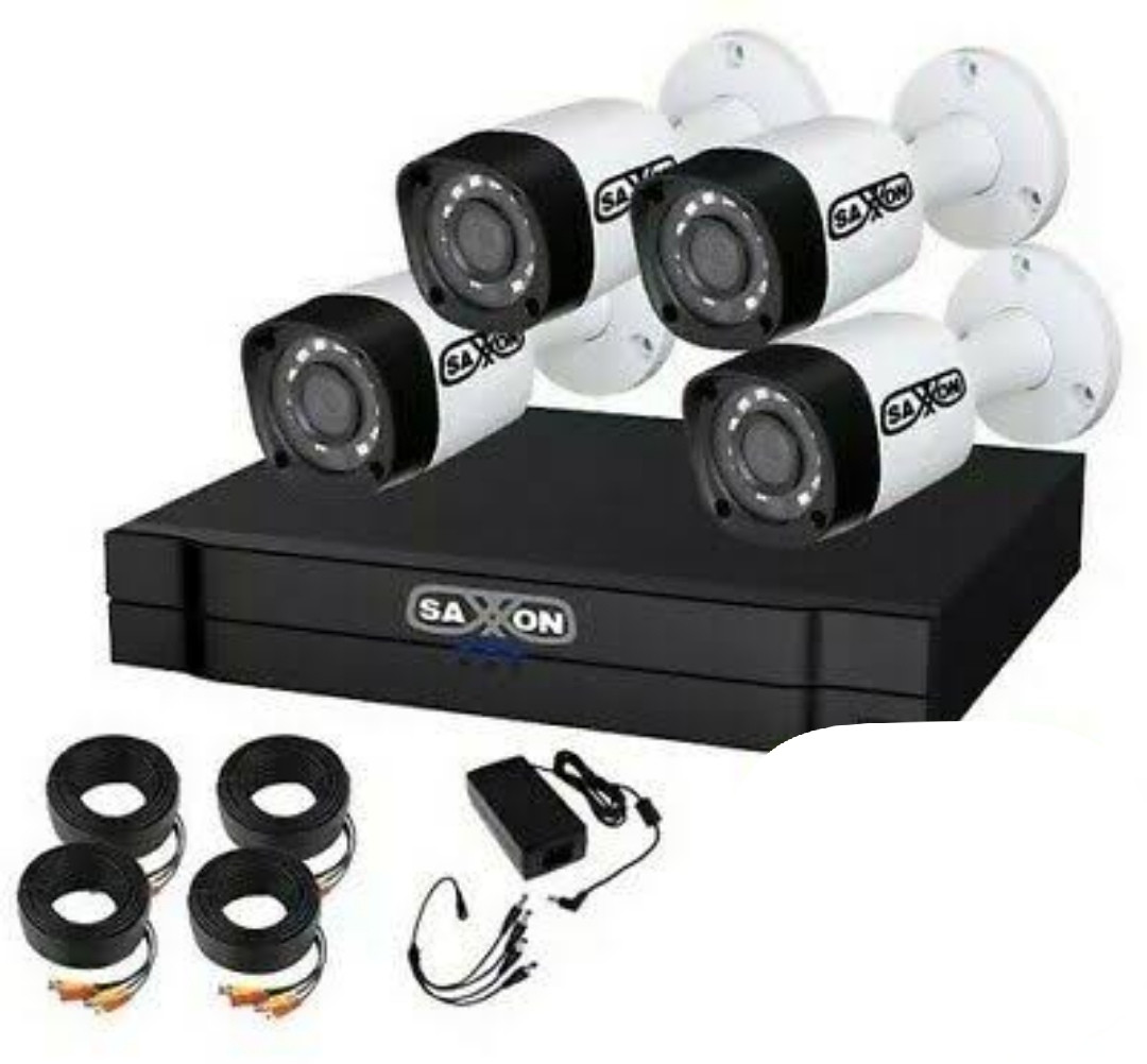KIT 4 CAMARAS PLASTICO DAHUA 720P