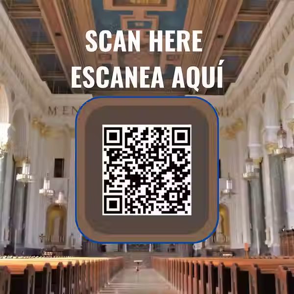 White And Blue Minimalist Qr Code Placement Instagram Post.avif