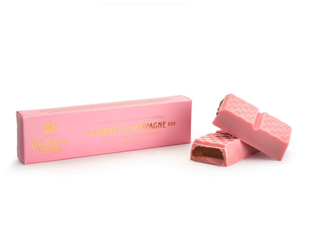 Charbonnel et Walker - Pink Marc de Champagne Chocolate Bar