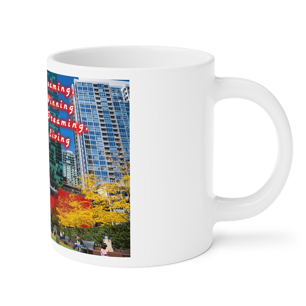 Thumbnail: Dreaming Is Winning (Dreaming) Mug | Motivational Typography Ceramic Mug