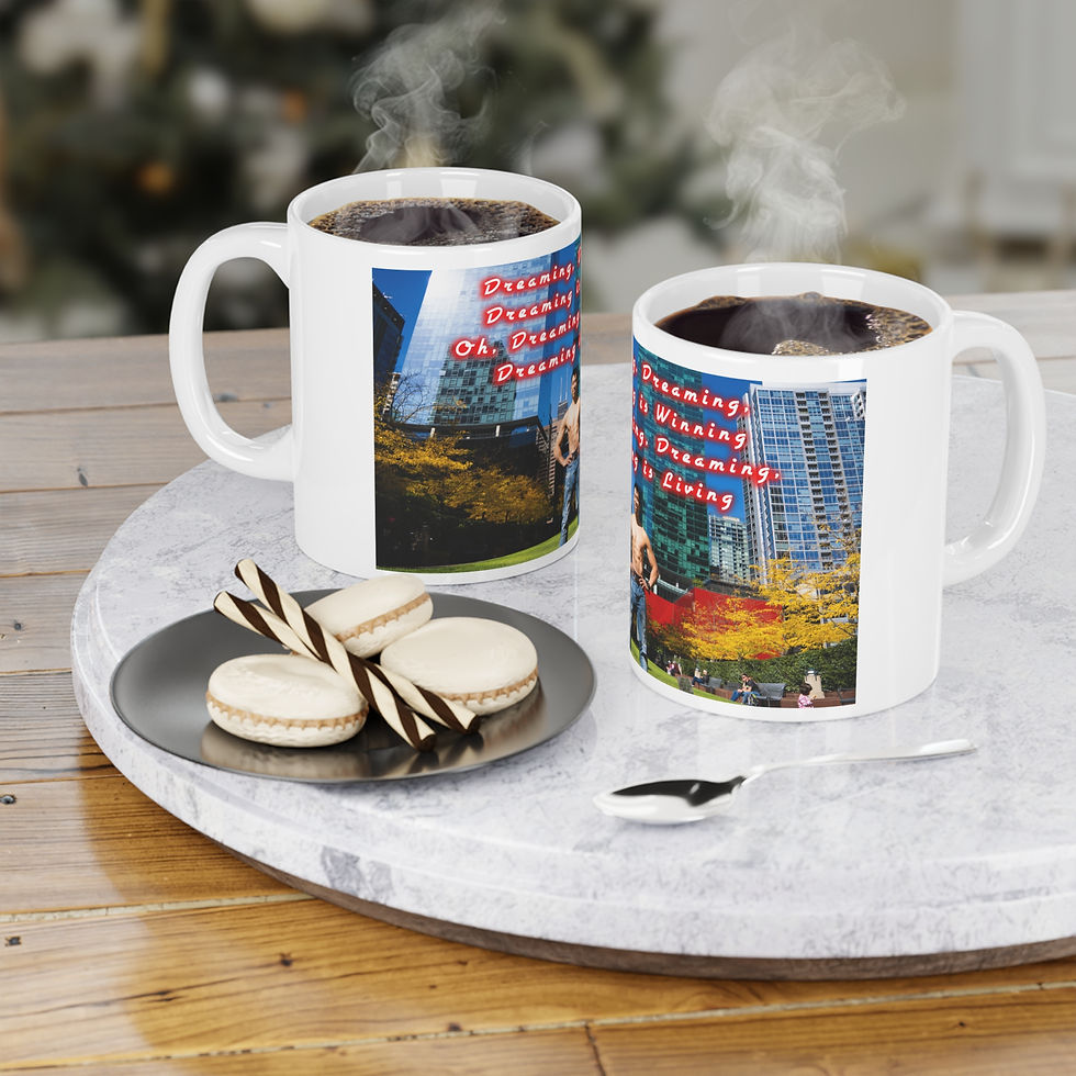 Thumbnail: Dreaming Is Winning (Dreaming) Mug | Motivational Typography Ceramic Mug