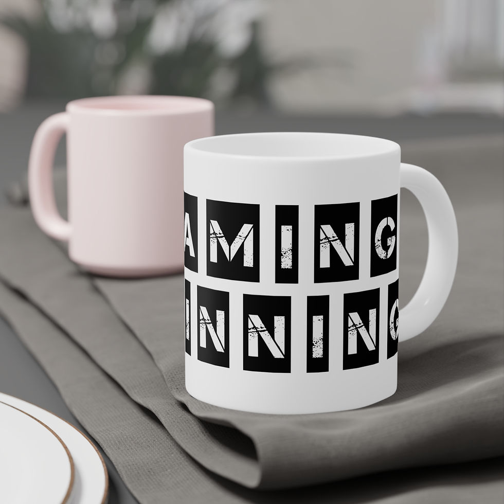 Thumbnail: Dreaming Is Winning (Logo) Mug | Motivational Typography Ceramic Mug
