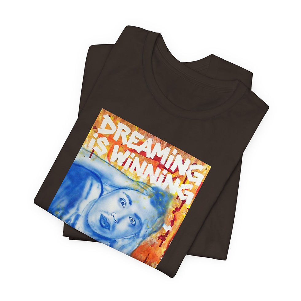 Thumbnail: Dreaming is Winning (Airbrush Artwork) T-Shirt | Unisex Jersey Short Sleeve Tee