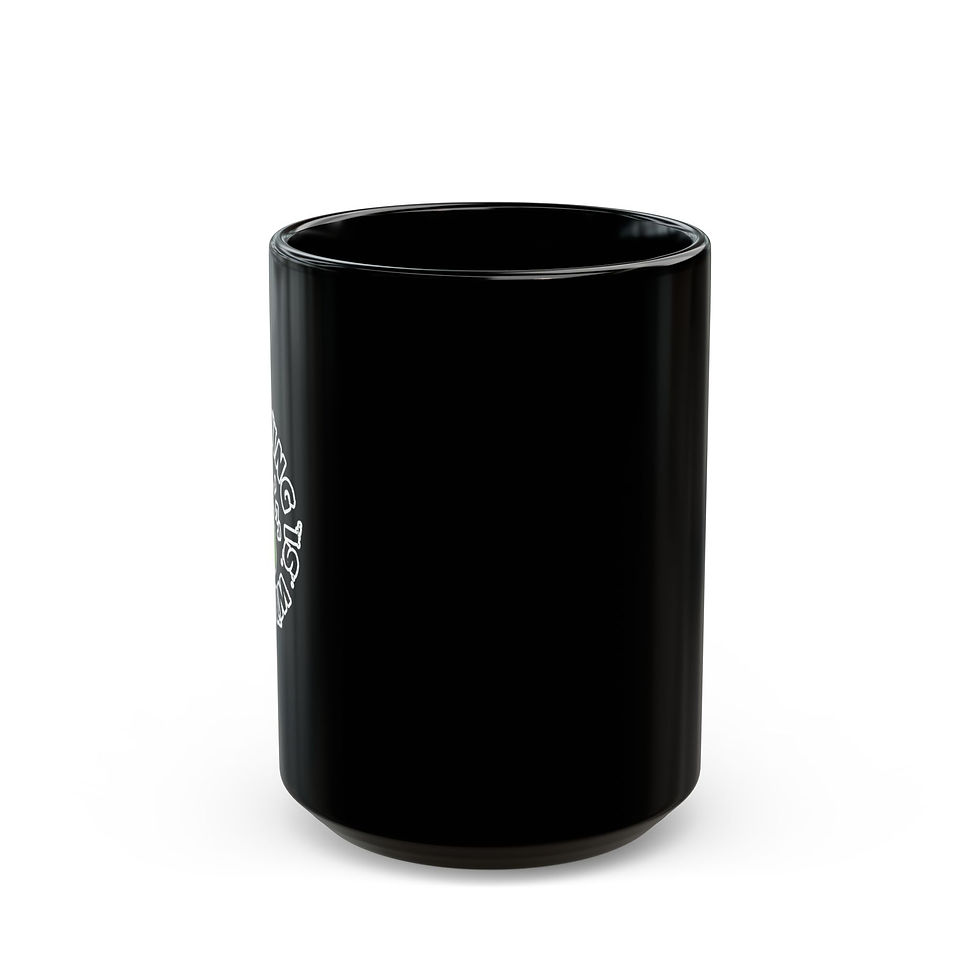 Thumbnail: Singing Frog + Dreaming is Winning [Logo] Mug | Black Mug (11oz, 15oz)