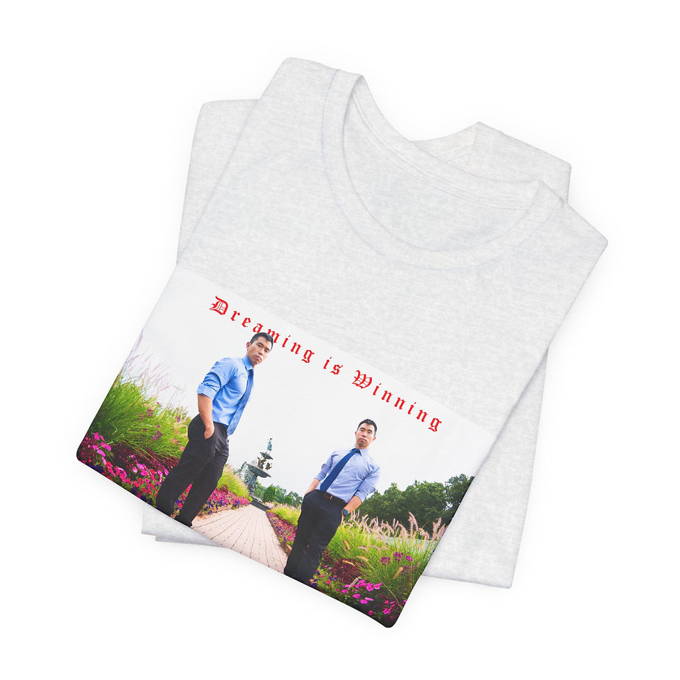 Thumbnail: Dreaming is Winning (Twins) T-Shirt | Unisex Jersey Short Sleeve Tee
