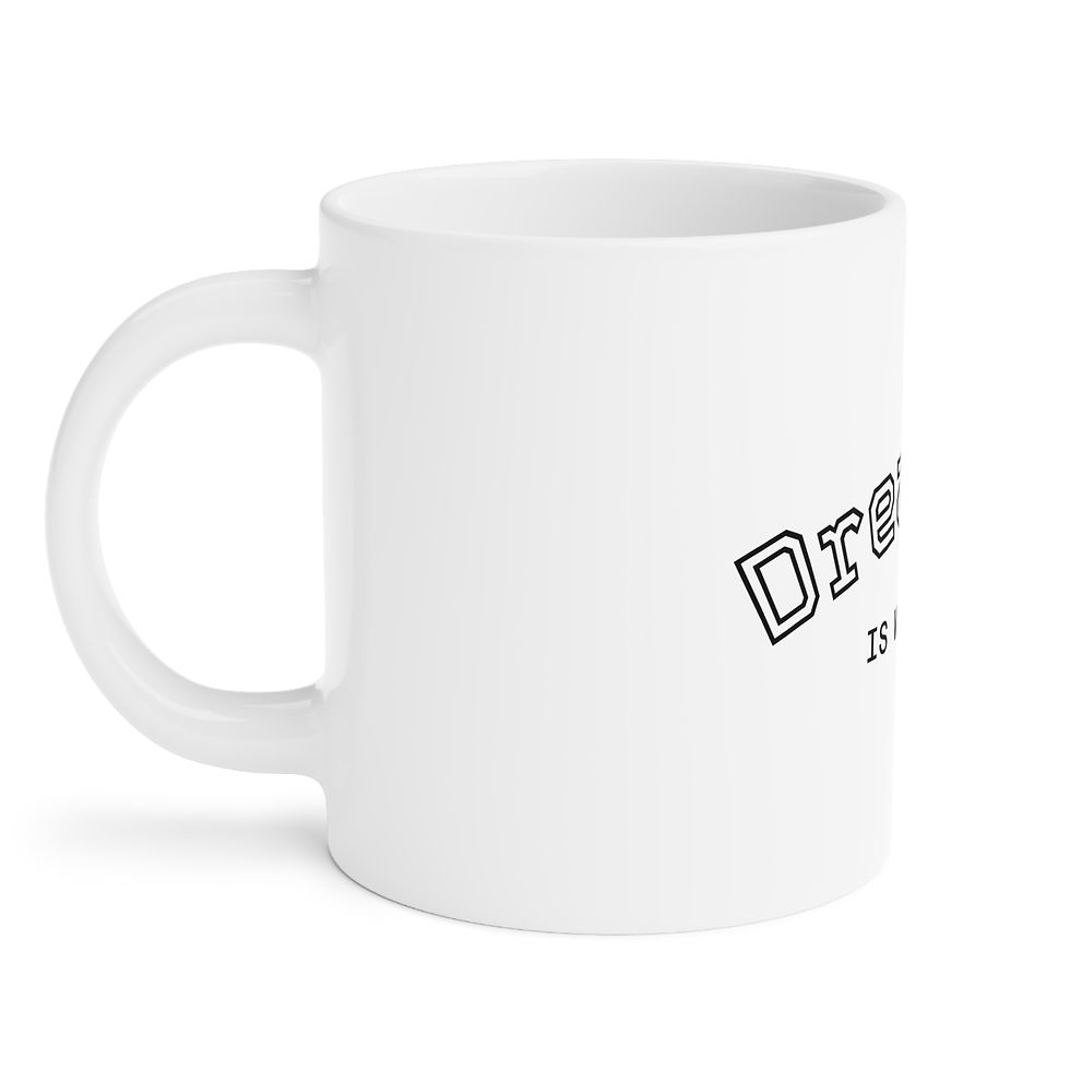 Thumbnail: Dreaming Is Winning Mug | Motivational Typography Ceramic Mug