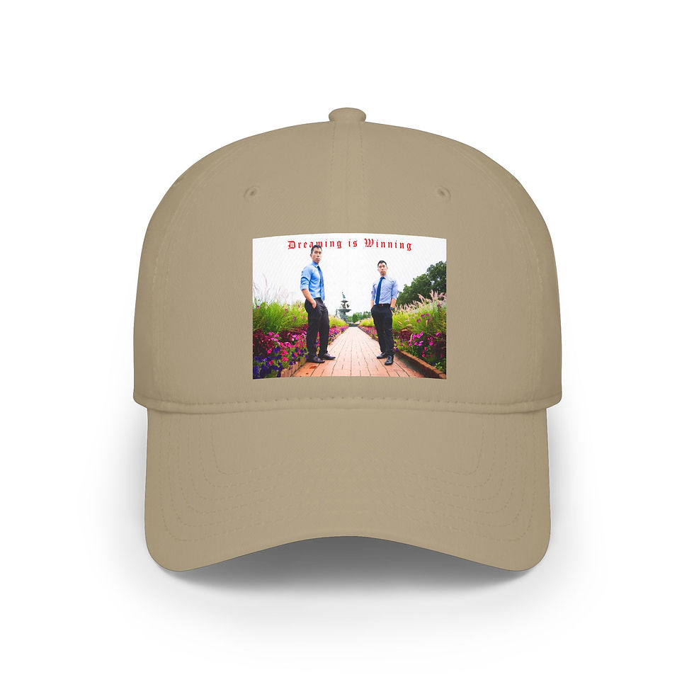 Thumbnail: Dreaming is Winning (Twins) Velcro Cap | Low Profile Baseball Cap