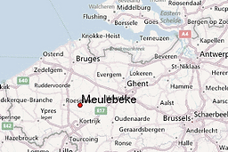Meulebeke map