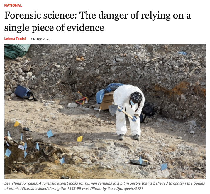 Forensics & Limitations content media