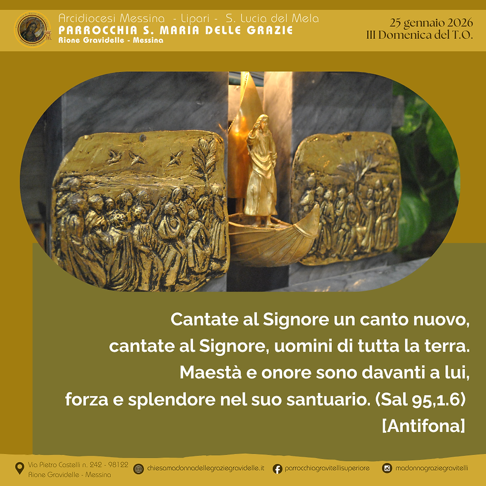 III Domenica del Tempo Ordinario