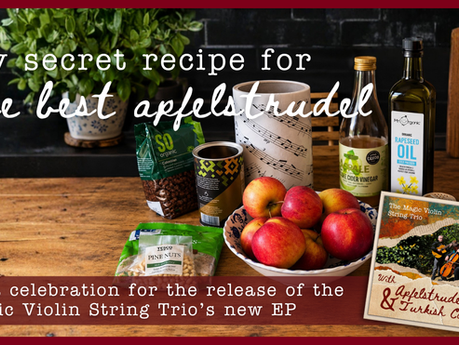 The best apfelstrudel recipe to anticipate the release of our new EP