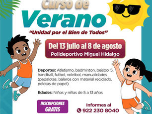 ¡Este verano está lleno de aprendizaje, deporte y diversión!