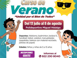 ¡Este verano está lleno de aprendizaje, deporte y diversión!