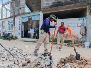 Agua Potable y Alcantarillado atiende trabajos en distintos puntos de Minatitlán